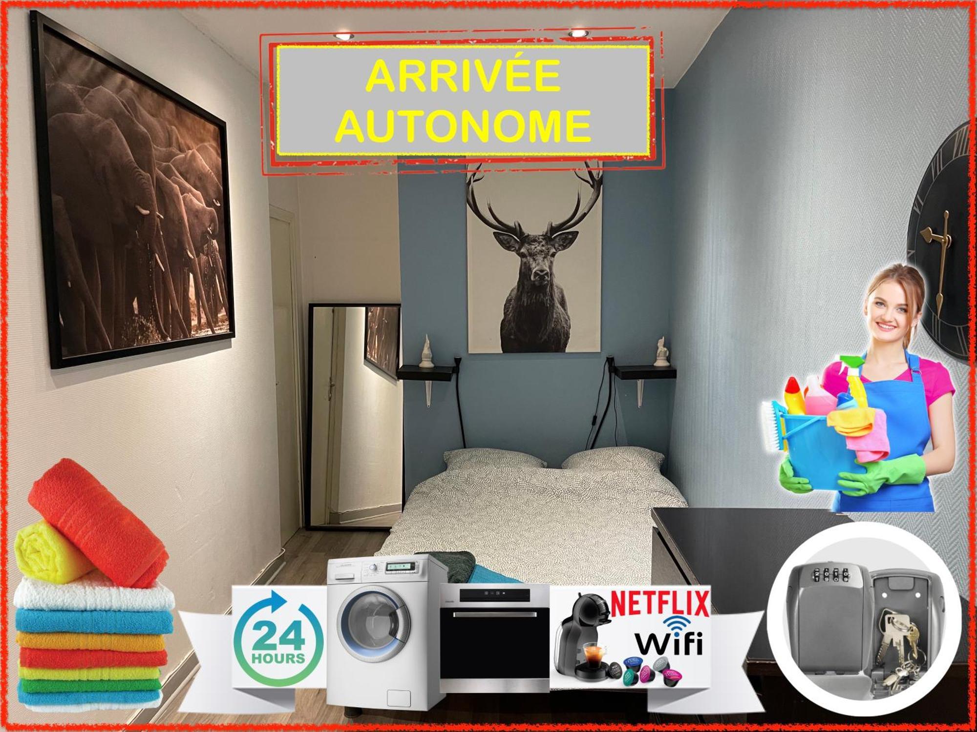 Апартаменти 010 Chic & Cosy F1 29M2 Hypercentre Wifi Smart Tv Netflix Сент-Етьєн Екстер'єр фото